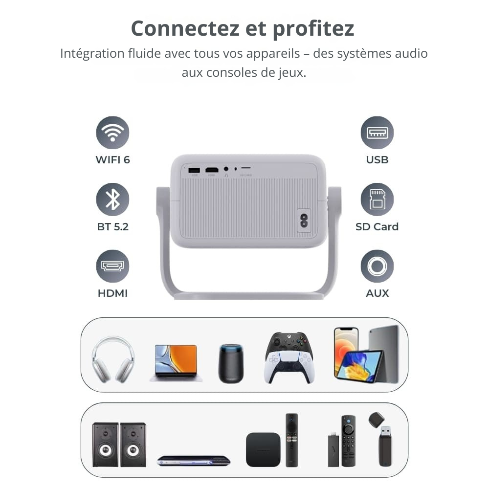 VELYN™ Pro 2 - Expérience Cinéma à Domicile