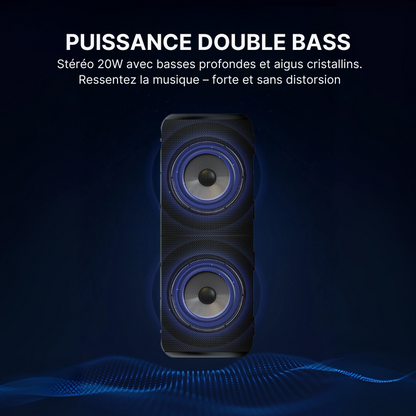 VELYN Boom – Haut-parleur 2-en-1 et Expérience Basses