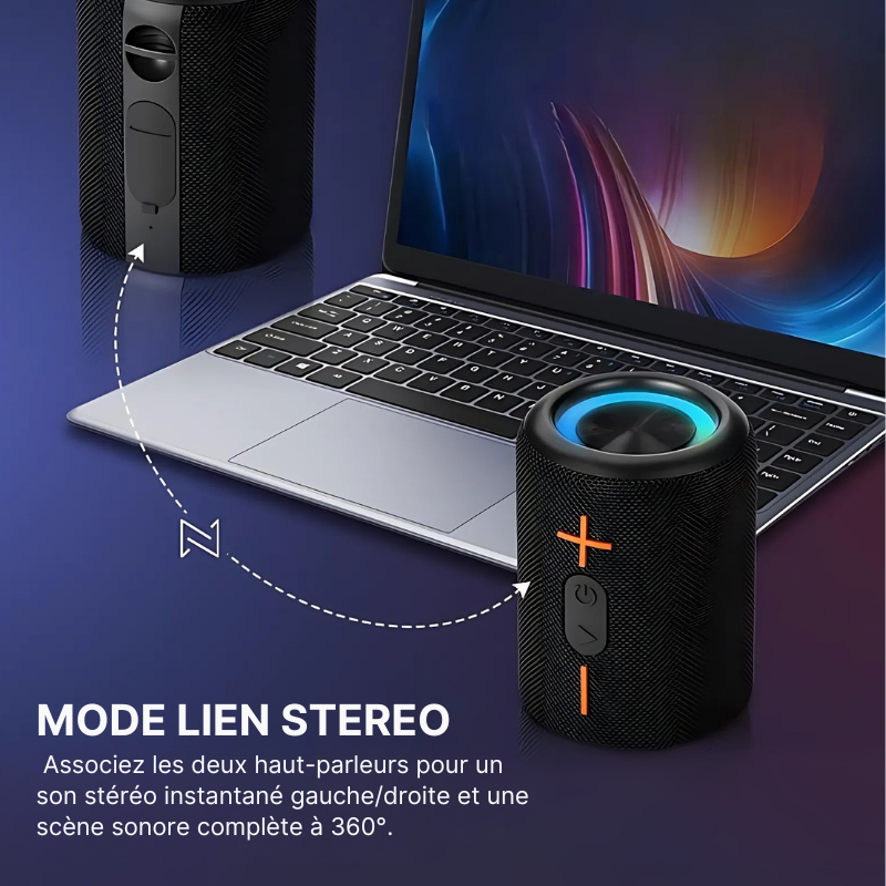 VELYN Boom – Haut-parleur 2-en-1 et Expérience Basses