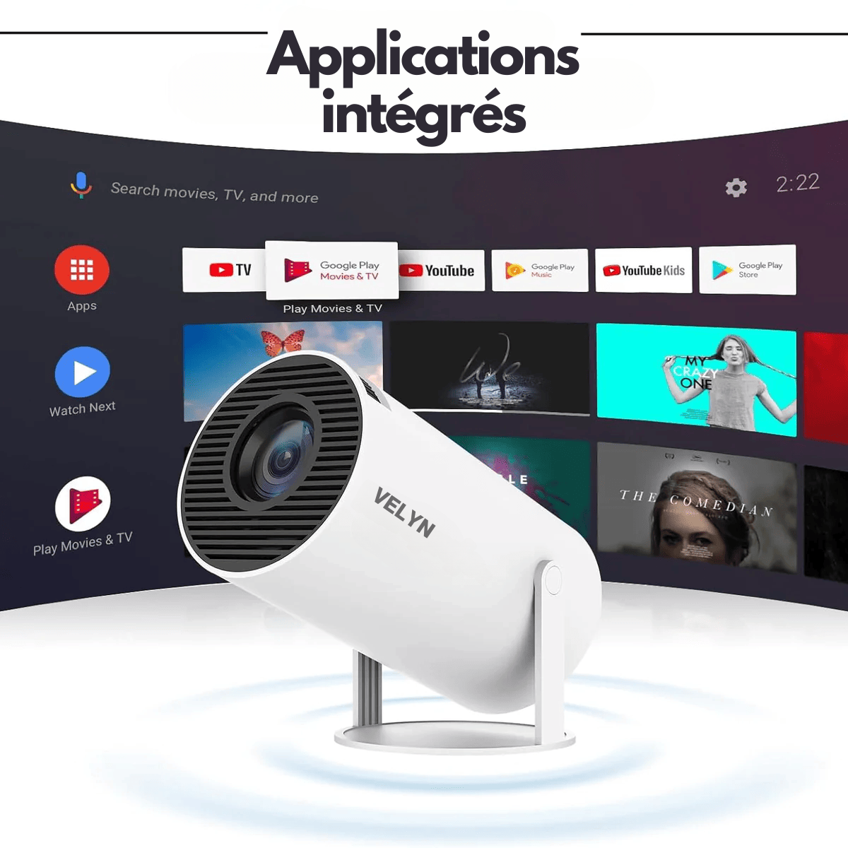 Projecteur 4K Ultra HD - VELYN